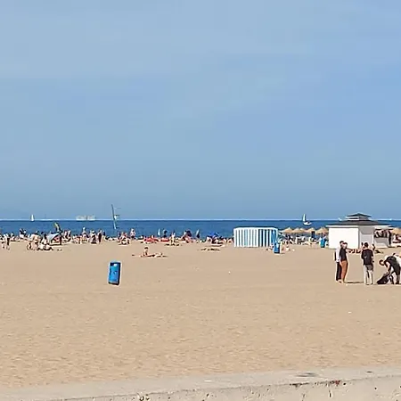 Malvarrosa Familiar, Beach Wifi * Valencia